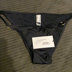 black bikini bottom